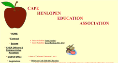 Desktop Screenshot of capehenlopenea.org