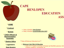 Tablet Screenshot of capehenlopenea.org